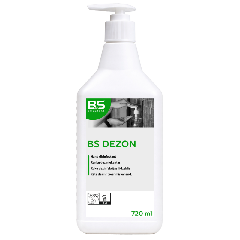 BS Dezon roku dezinfekcijas līdzeklis ar dozatoru, 720ml