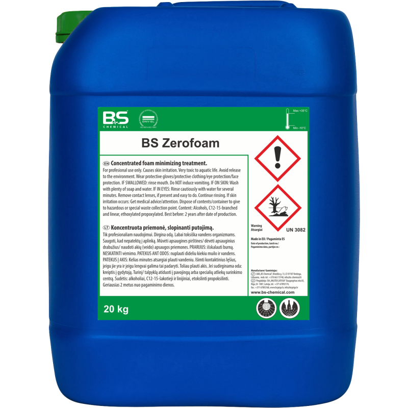 BS Zerofoam putu slāpētājs, 20kg
