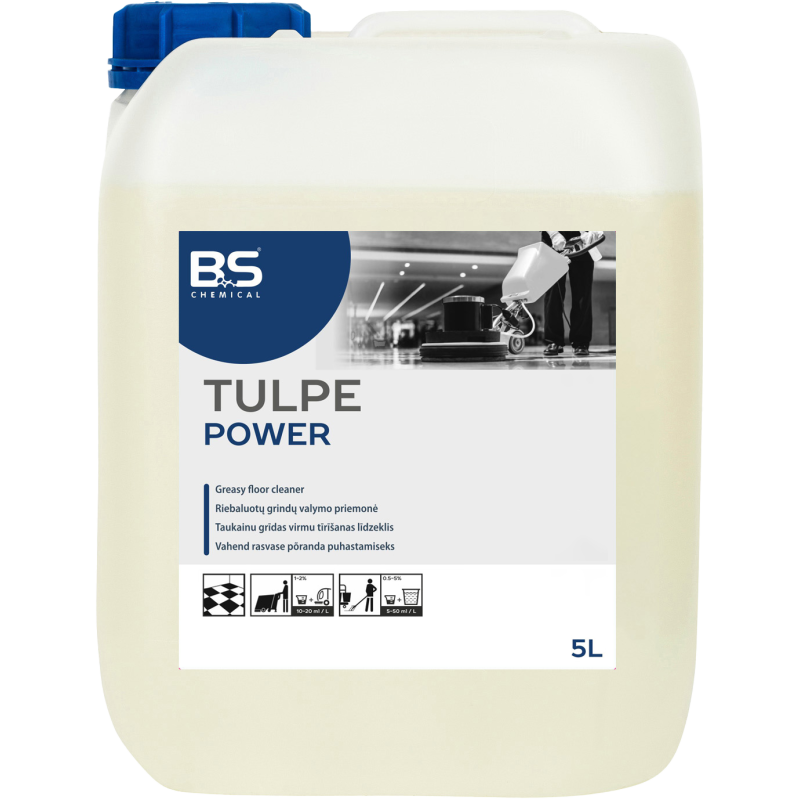 Tulpe Power stirpri sārmains grīdas mazgāšanas līdzeklis, 5L