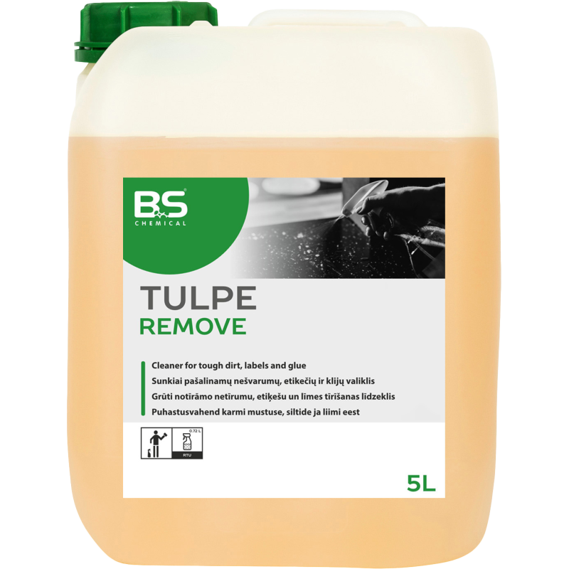 Tulpe Remove uzlīmju noņemšanas līdzeklis, 5L