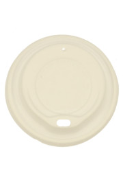 Karsto dzērienu krūzes vāciņš ar caurumu, balts, D9cm