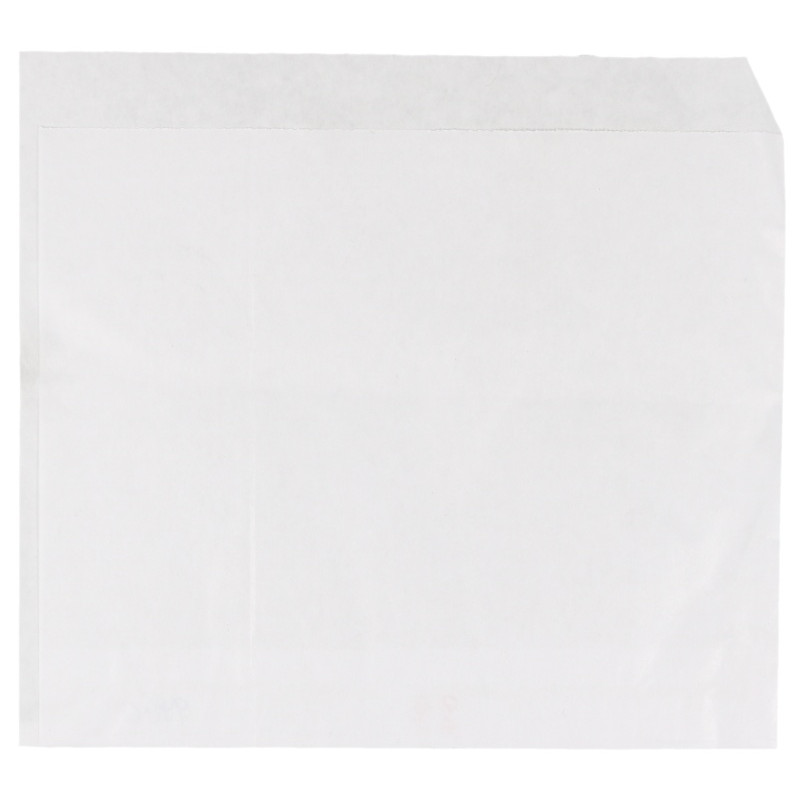 Papīra kabatiņa bez apdrukas, balta 17x18 cm