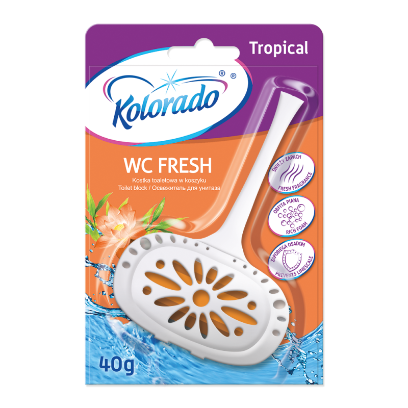 WC ieliktnis Kolorado ar tropu aromātu