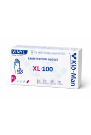 Cimdi vinila Kid-Man, bez pūdera, XL