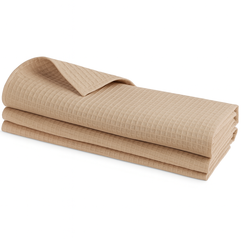 Dvielis, bēšs, 100% kokvilna, 180gr/m2, 50x70cm