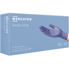 Cimdi nitrila Simple Nitrile, zili, S
