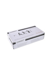 Cimdi nitrila Medasept, bez pūdera, melni, XL