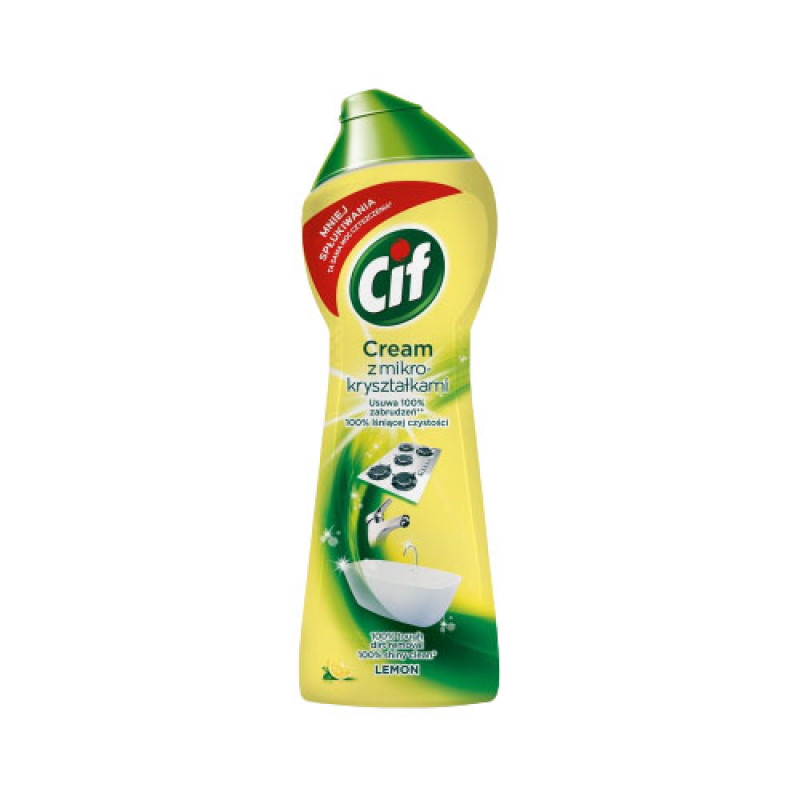 CIF Lemon tīrīšanas krēms dažādām virsmām, 540g