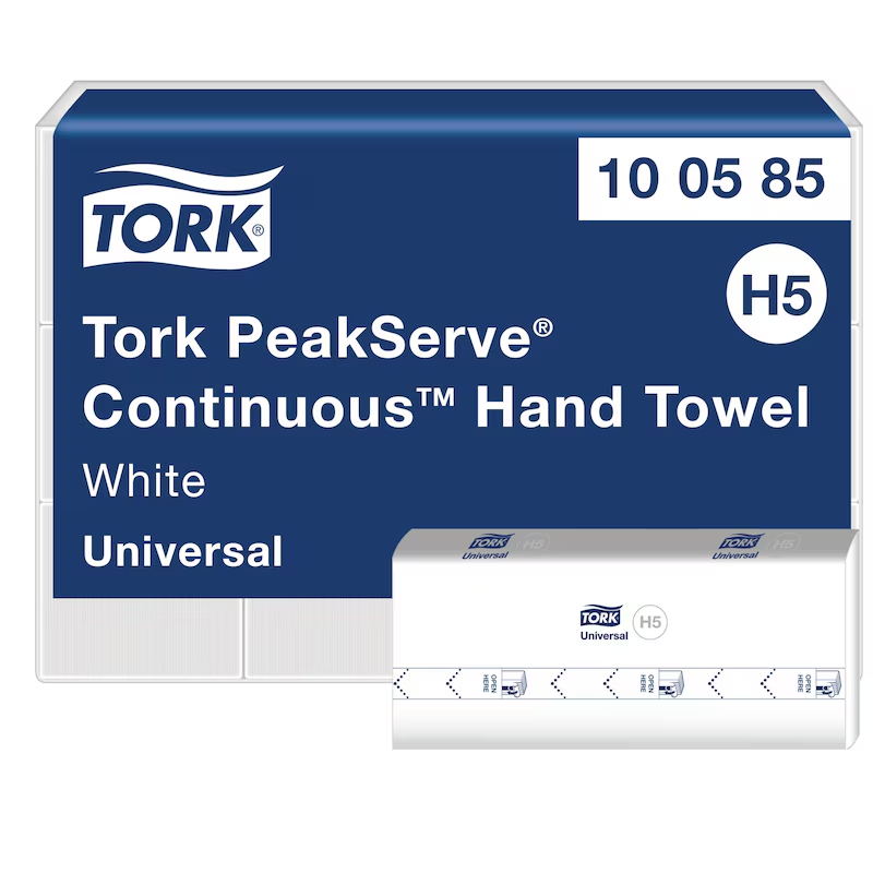 Roku Z savletes Tork Peak Serve H5, baltas, 1k, 22.5x20.1cm