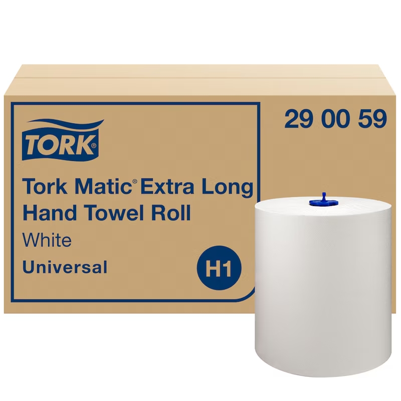 Roku dvieļi ruļļos, Tork Matic Extra Long H1, balti,1k, 280m