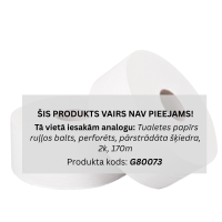 Tualetes papīrs ruļļos, MINI JUMBO, balts, 2k, 170m