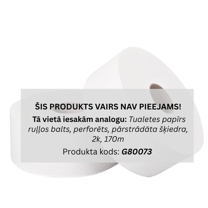 Tualetes papīrs ruļļos, MINI JUMBO, balts, 2k, 170m