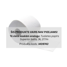 Tualetes papīrs ruļļos 100%celuloze, 3k, 27.5m