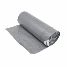 Atkritumu maisi aizvelkami, pelēki, 30 mikr., 35L