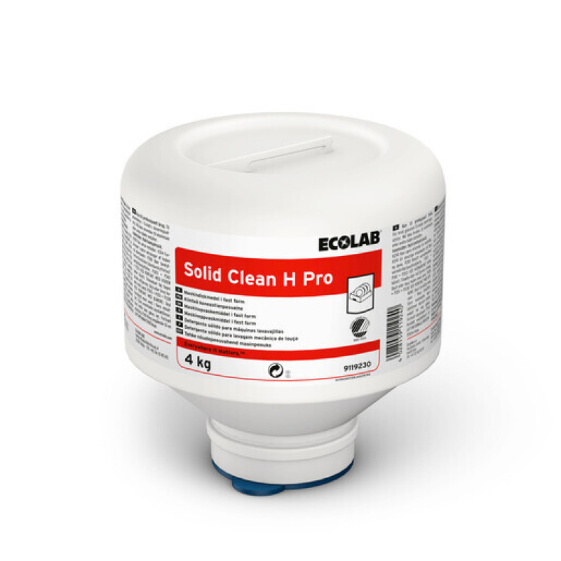 Solid Clean H Pro trauku mazgāšanas līdzeklis trauku mazgājamām mašīnām, 4kg
