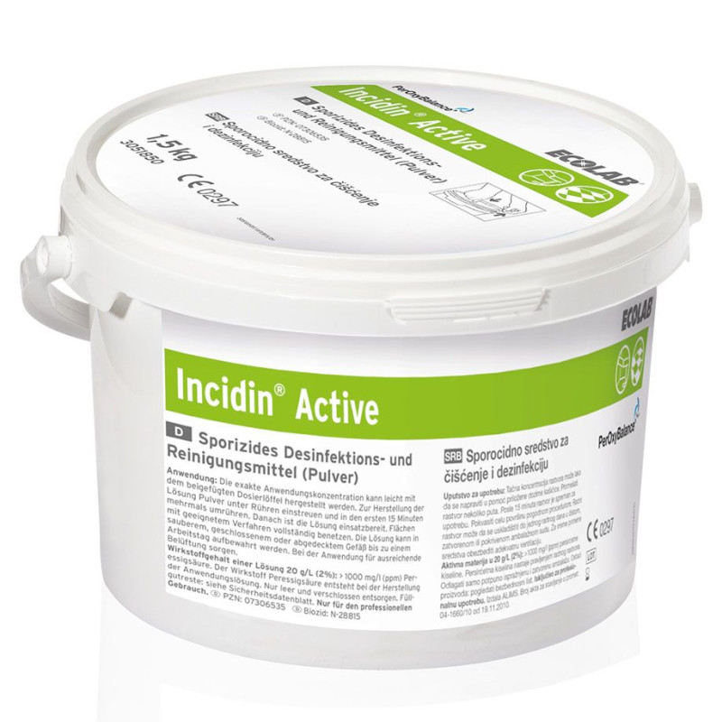 Incidin Active dezinfekcijas līdzeklis virsmām, 1.5kg
