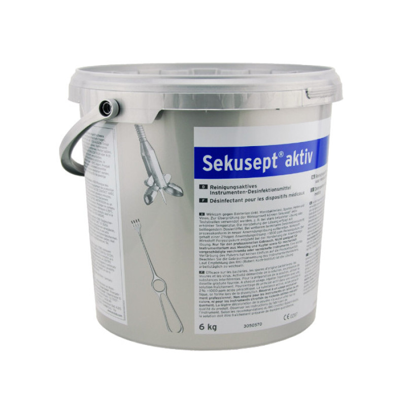 Sekusept Aktiv dezinfekcijas līdzeklis instrumentiem, 6kg