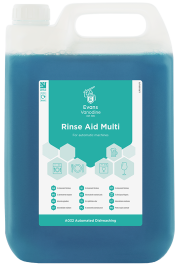 RINSE AID - MULTI 5L skalošanas līdzeklis trauku mašīnām un krāsnīm