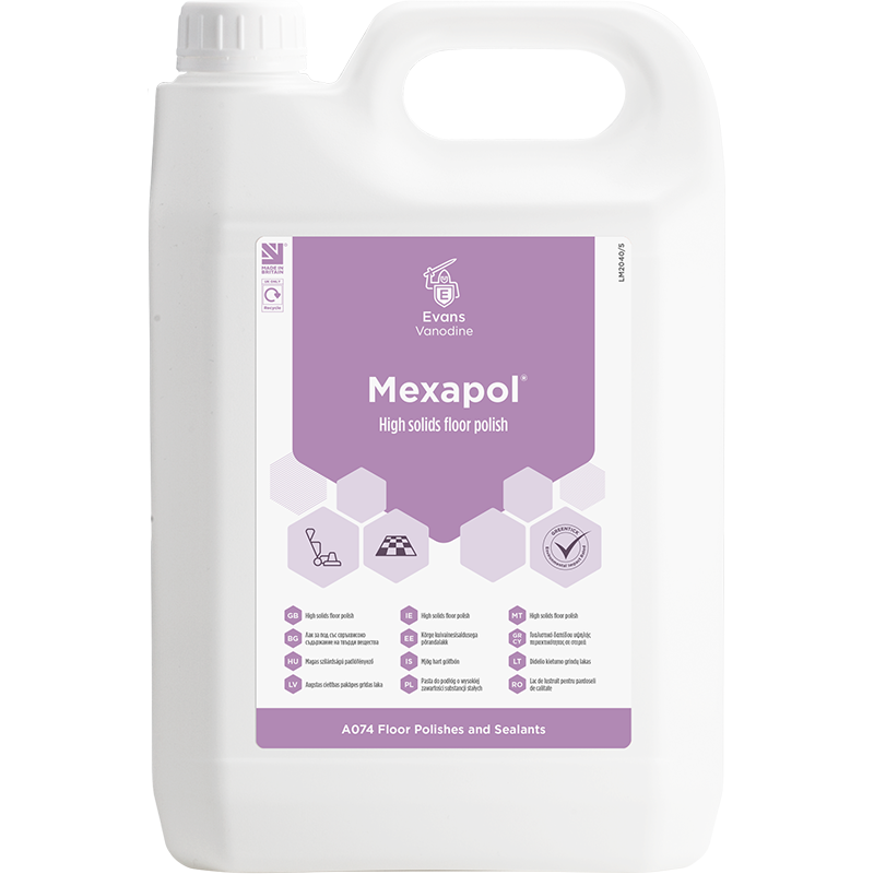 Mexapol grīdas vasks, spīdīgs, 5L