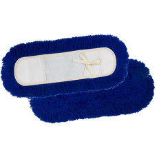 Mops akrila ar kabatām, zils, 160cm