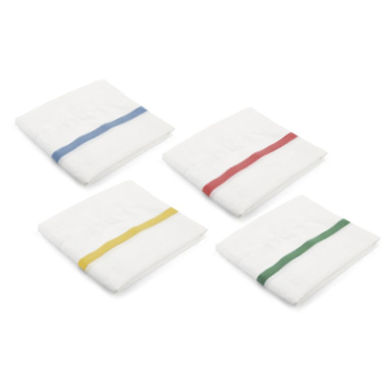 Maiss ratiem, polyester, balts/zils, 150L