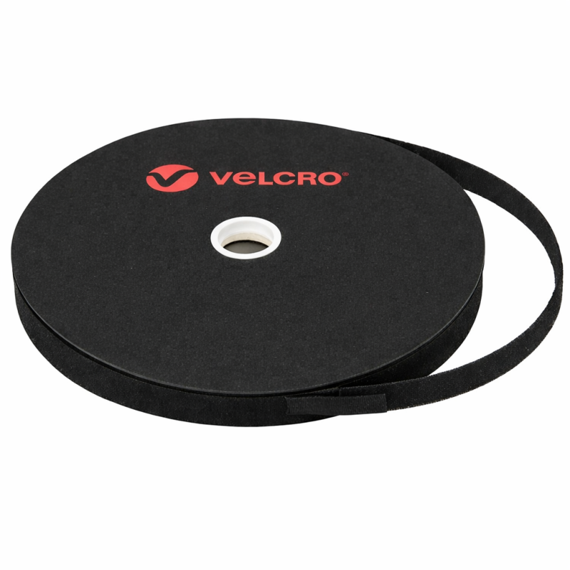 Velcro lenta nivelim, pašlīmējošā, melna