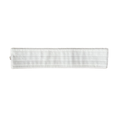 Mops velcro no biezas mikrošķiedras, balts, 60cm