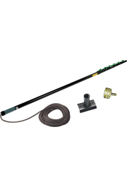 Teleskopiskais kāts PGG15 no karbona šķiedras ar ūdens padevi, 15.2m