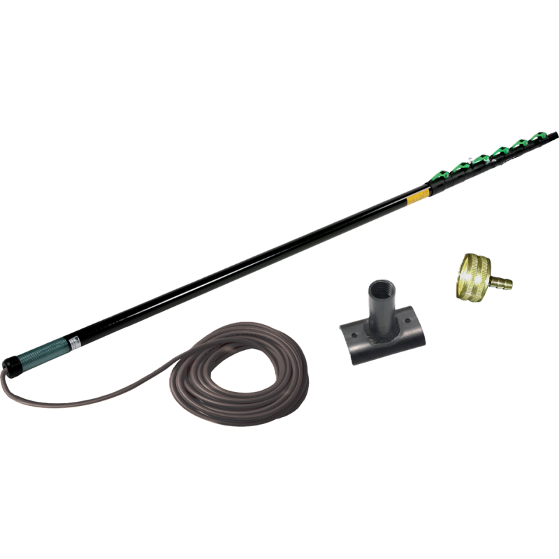 Teleskopiskais kāts PGG15 no karbona šķiedras ar ūdens padevi, 15.2m