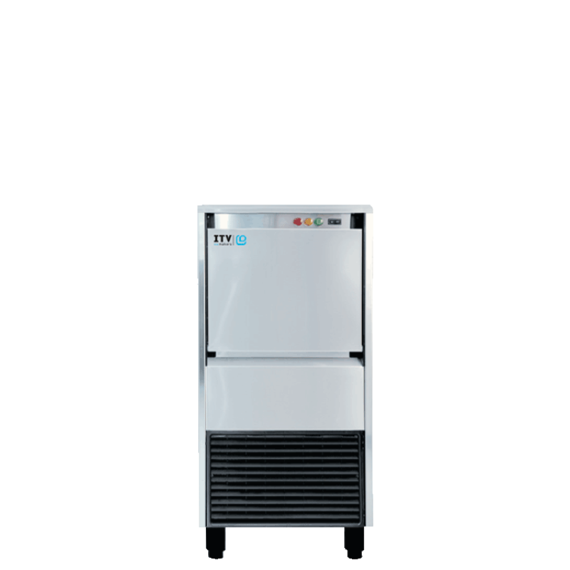 Ledus ģenerators smalcinātam ledum ITV - ICE QUEEN IQ90C ar drenāžas sūkni