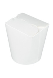 Papīra kārba Wok, balta, 750ml