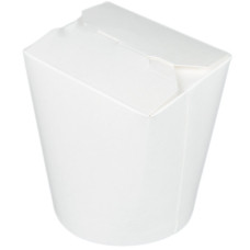 Papīra kārba Wok, balta, 750ml