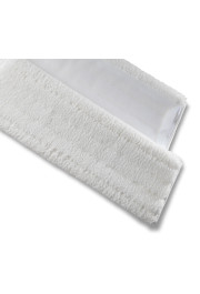 Mops PREMIUM velcro, mikrošķiedras, balts, 60cm