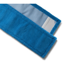 Mops mikrošķiedras PREMIUM, ar kabatām, zils, 40cm