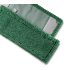 Mops mikrošķiedras PREMIUM, ar kabatām, zaļš, 40cm