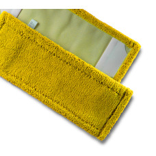 Mops mikrošķiedras PREMIUM, ar kabatām, dzeltens, 40cm