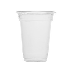 Auksto dzērienu glāzes PET, caurspīdīgas, D9.5cm, 400/540ml