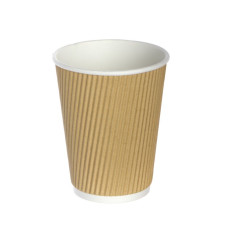 Karstumizturīga krūze, trīskārša, gofrēta, D9cm, 360ml