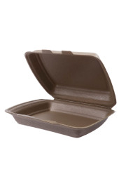 Termo kārbas, viendaļīgas, bēšas, XPP, 26x20.7x7.5cm