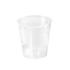 Glāze, PS, caurspīdīga, D4.5cm, 40ml