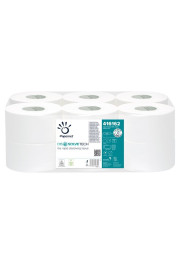 Tualetes papīrs ruļļos Mini Jumbo, Dissolve Tech, balts, 100% celuloze, 1K, 300m