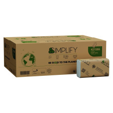 Roku Z salvetes Simplify baltas, 2K, 20.3x8cm