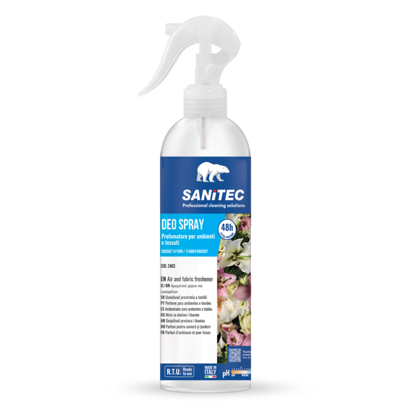 Gaisa atsvaidzinātājs ar smaku novēršanu, Sanitec, Bouquet Di Flori, 300ml