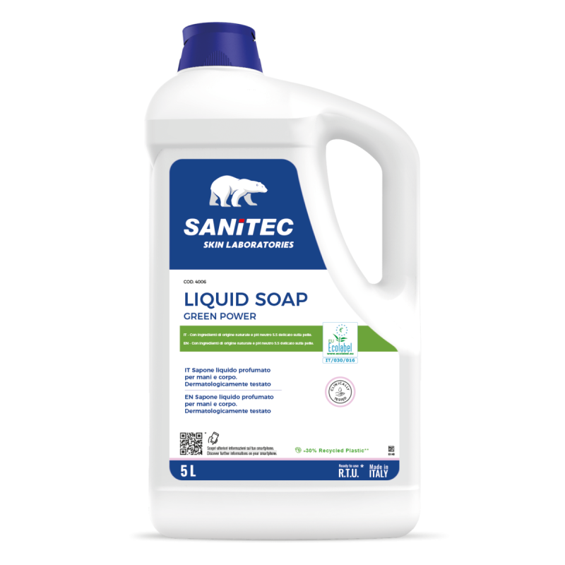 Šķidrās ziepes, Ecolabel-certified ar dabīgām sastāvdaļām, 5L