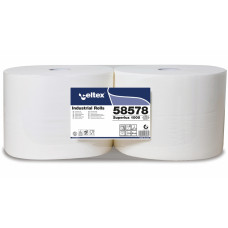 Industriālais papīrs Superlux, balts, 100% celuloze, 3K, 380m