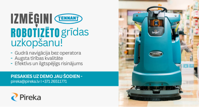 Tennant robotizētās iekārtas demo