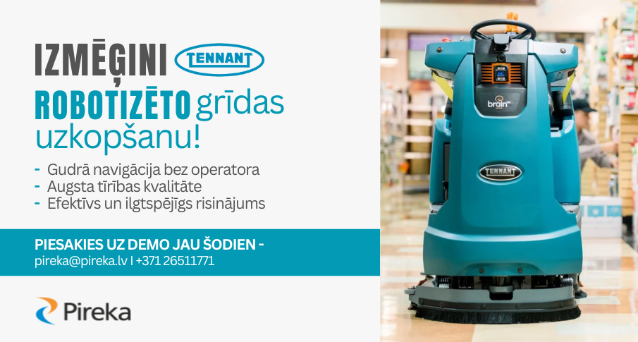 Tennant robotizētās iekārtas demo