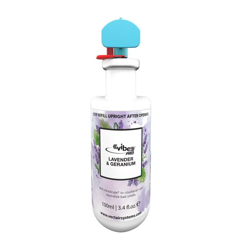 Gaisa atsvaidzinātājs VIBE PRO Lavander - Geranium, 100ml