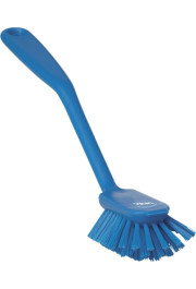 Trauku birste ar rokturi un skrāpējošu malu, vidēji cieta, zila, 28cm