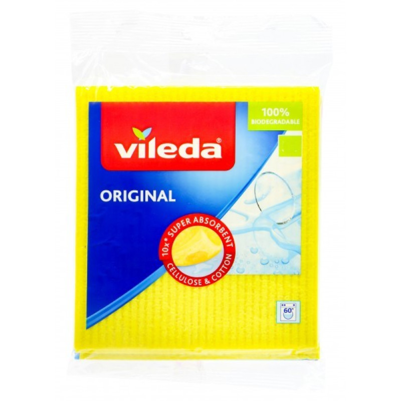 Vileda Professional SPONGE mitrās drānas, 18x18cm